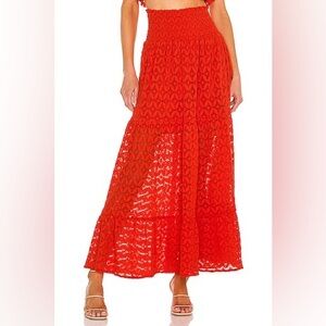 Show Me Your Mumu Lined Lace Maxi Skirt